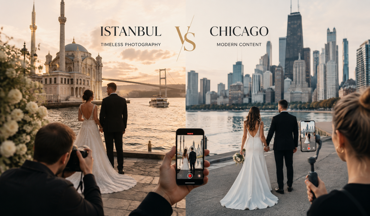Wedding Content Creator vs. Photographer in 2026 | Istanbul & Chicago Weddings